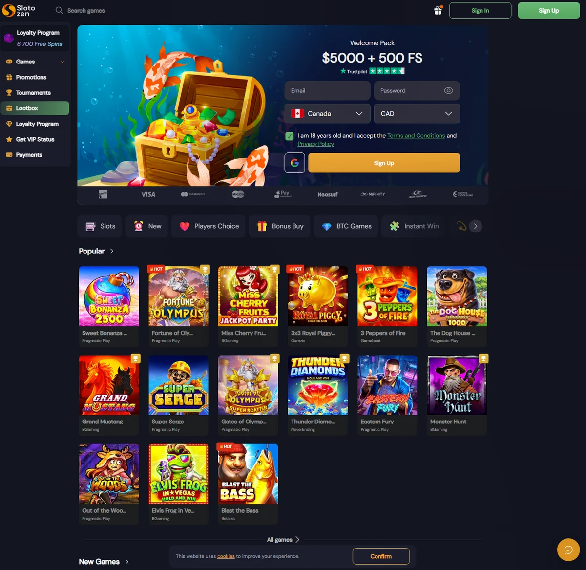 Slotozen Casino